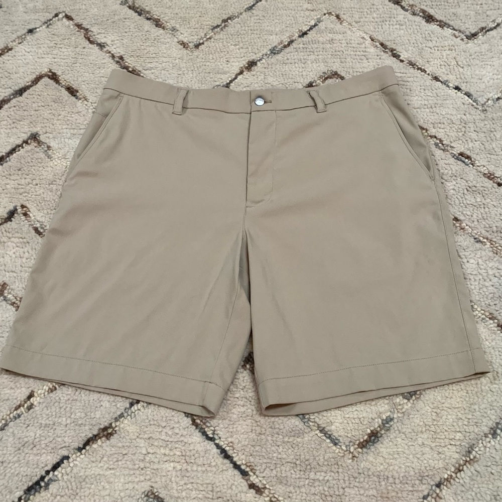 Mens Callaway Khaki - Tan Golf Shorts SZ 36 NICE  ⛳️